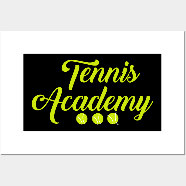 Tennis Academy Wall Art by King Chris